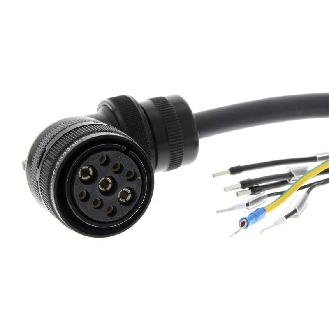 Câble d'alim pour servomoteurs G5 400V avec frein lg10m, 0,8-2KW - R88A-CAKF010BR-E-Lire la description