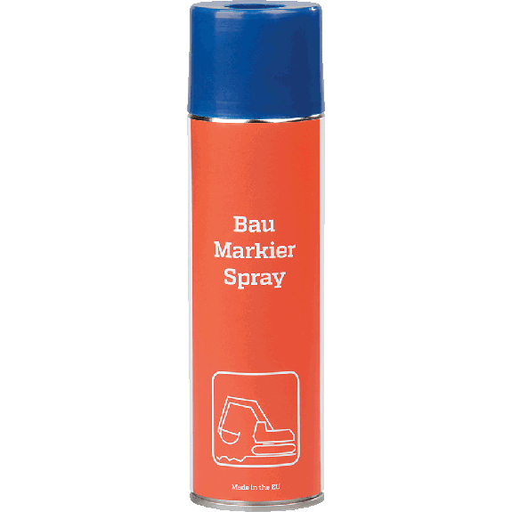 Baustellen-Markierfarbe, schnelle Markierung auf allen Flächen, blau, 500ml/Dose-Beschreibung lesen