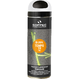 SOPPEC Markierfarbe Tempo T.P., für ca. 8 Wochen, weiß, 500ml/Dose-Beschreibung lesen