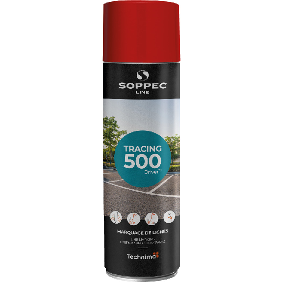 SOPPEC Bodenmarkierungsfarbe Tracing, für normal beanspruchte Flächen, rot, 500ml/Dose SOPPEC Bodenmarkierungsfarbe Tracing, für normal beanspruchte Flächen, rot, 500ml/Dose-Beschreibung lesen