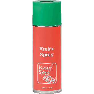 Kreidespray, zur kurzfristigen Kennzeichnung, grün, 400ml/Dose-Beschreibung lesen