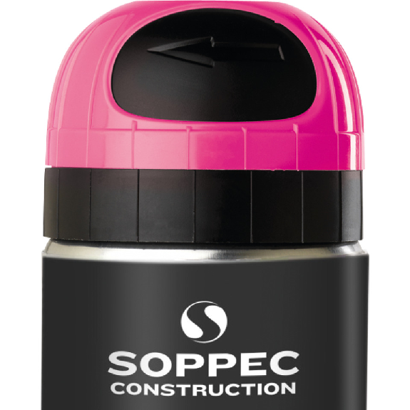 SOPPEC Markierfarbe Fluo T.P., für ca. 10 Monate, pink, fluoreszierend, 500ml/Dose-Beschreibung lesen
