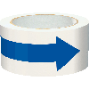 Bodenmarkierungspfeile, blau, Folie, selbstklebend, Pfeillänge 135mm, 110/Rolle