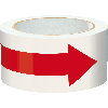 Bodenmarkierungspfeile, rot, Folie, selbstklebend, Pfeillänge 135mm, 110/Rolle Bodenmarkierungspfeile, rot, Folie, selbstklebend, Pfeillänge 135mm, 110/Rolle