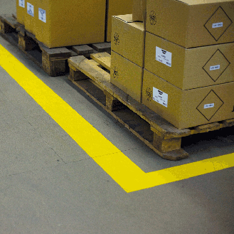 COLORMARK Bodenmarkierungsfarbe LINEMARKER, 2-Komponentenfarbe, verkehrsgelb, 500ml/Dose-Beschreibung lesen