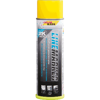 COLORMARK Bodenmarkierungsfarbe LINEMARKER, 2-Komponentenfarbe, verkehrsgelb, 500ml/Dose-Beschreibung lesen