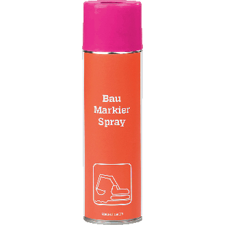 Baustellen-Markierfarbe, schnelle Markierung auf allen Flächen, pink, 500ml/Dose-Beschreibung lesen