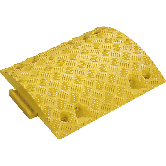 Mittelteil für Tempo-Stopp-Schwelle, mit Nase, gelb, Kunststoff, 420x500x50mm Mittelteil für Tempo-Stopp-Schwelle, mit Nase, gelb, Kunststoff, 420x500x50mm-Beschreibung lesen