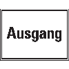 Boden-Hinweisschild Ausgang, Rutschhemmung R10, Bodenmarkierungsfolie, 400x300mm Boden-Hinweisschild Ausgang, Rutschhemmung R10, Bodenmarkierungsfolie, 400x300mm