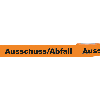 Klebeband Ausschuss/Abfall, orange/schwarz, Polypropylen, selbstklebend, 50mm, 66m/Rolle