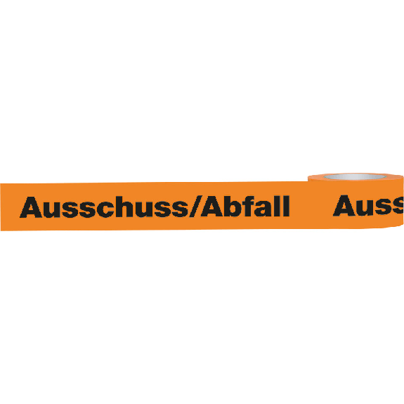 Klebeband Ausschuss/Abfall, orange/schwarz, Polypropylen, selbstklebend, 50mm, 66m/Rolle Klebeband Ausschuss/Abfall, orange/schwarz, Polypropylen, selbstklebend, 50mm, 66m/Rolle-Beschreibung lesen
