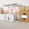 Gefahrgutzettel (Placards) umweltgefährdende Stoffe, Folie, seewasserbeständig, 250x250mm, IMDG-Code, GGVSEB, ADR, IATA