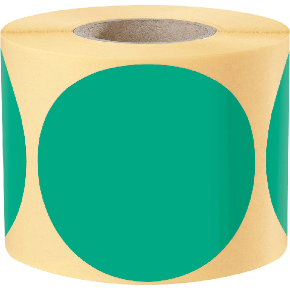 Markierungspunkt, blanko, grün, Haftpapier, ablösbar, Ø 75mm, 500/Rolle Markierungspunkt, blanko, grün, Haftpapier, ablösbar, Ø 75mm, 500/Rolle-Beschreibung lesen