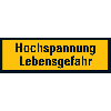 Warnschild Hochspannung Lebensgefahr praxisbewährt,Folie,selbstklebend,37x105 mm Warnschild Hochspannung Lebensgefahr praxisbewährt,Folie,selbstklebend,37x105 mm