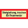 PERMALIGHT power langnachleuchtend Feuerwehrschild Steigleitung, trocken f.Feuerw., Folie, 210x74mm