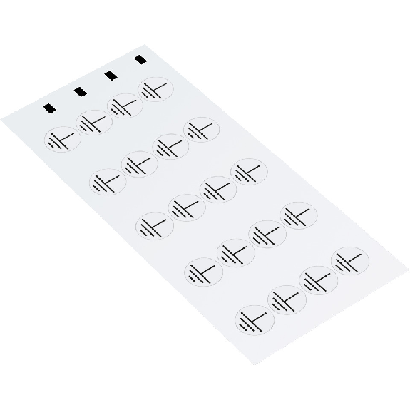 Leiterkennzeichen Erde E, RoHS konform, Folie, selbstklebend, Ø 25mm, 7/Bogen, DIN EN 60445 / IEC 60417 Leiterkennzeichen Erde E, RoHS konform, Folie, selbstklebend, Ø 25mm, 7/Bogen, DIN EN 60445 / IEC 60417-Beschreibung lesen