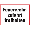 Feuerwehrschild Feuerwehrzufahrt freihalten, Aluminium, 350x500 mm Feuerwehrschild Feuerwehrzufahrt freihalten, Aluminium, 350x500 mm
