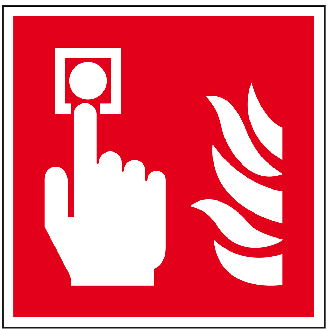 Brandschutzschild Brandmelder, Folie, selbstklebend, 200x200mm, ASR A1.3, DIN EN ISO 7010 F005-Beschreibung lesen