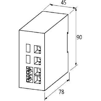 Switch Ethernet, 8 ports RJ45, non administrable - métal - 58171-Lire la description