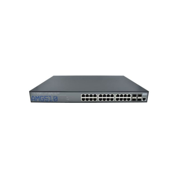 Managed Switch AMG510-22GAT-2CAT-2S-P460, 22(24)x1GBT RJ45 mit 30W PoE, 460W Budget, 2x 1GFX SFP Slots-Beschreibung lesen