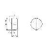 Support de données BF (70/455 kHz), 1023 octets, Ø12x6mm - BIS C-105-05/A (BIS0009)