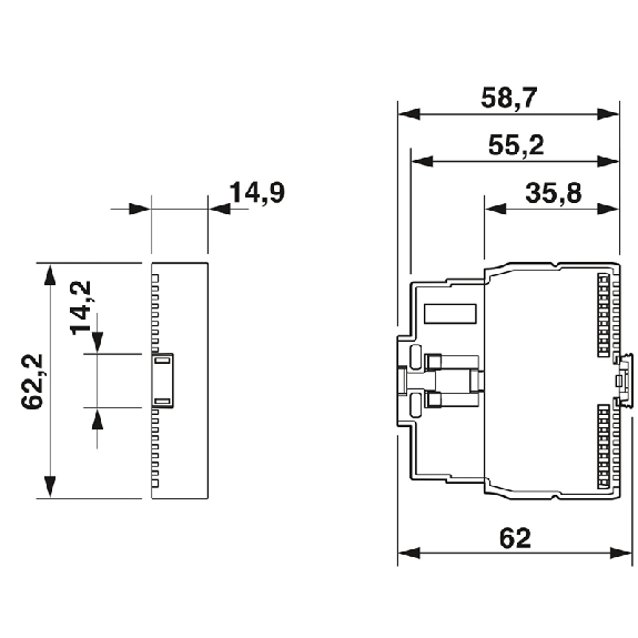Obturateur d'emplacement, IP20 - AXL SE SC-A-Lire la description
