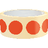 Markierungspunkt, blanko, rot, Haftpapier, ablösbar, Ø 37mm, 500/Rolle Markierungspunkt, blanko, rot, Haftpapier, ablösbar, Ø 37mm, 500/Rolle