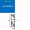 ENGM15023  23 Zähne  Modul: 1,5  Teilungsdurchmesser: 34,5 mm  Außendurchmesser: 37,5 mm  Zahnbreite: 17 mm