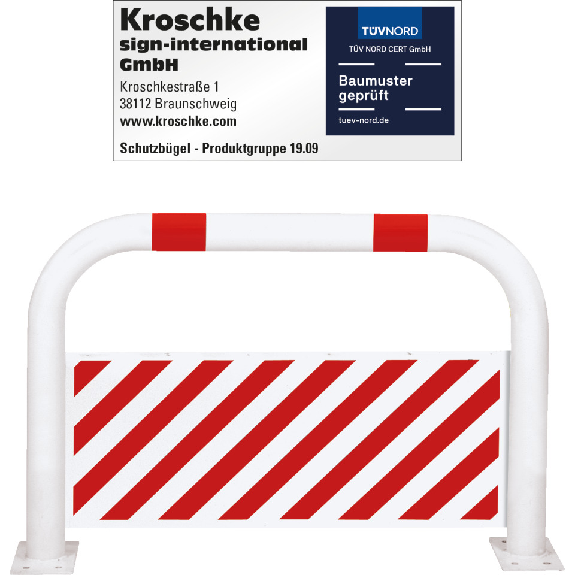 Schutzbügel mit Unterfahrschutz, 750x1150mm-Beschreibung lesen