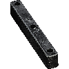Rammpuffer Rubber 2, 3 Bohrungen, Ø 10mm, vulkanisiertes Neugummi, 52x400x60mm Rammpuffer Rubber 2, 3 Bohrungen, Ø 10mm, vulkanisiertes Neugummi, 52x400x60mm