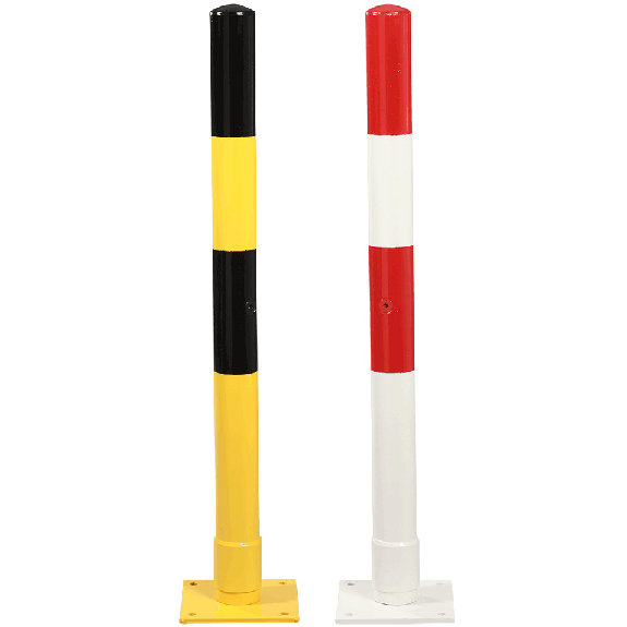 Sperrpfosten Flex, zum Aufdübeln, gelb/schwarz, Stahl, 1000mm-Beschreibung lesen