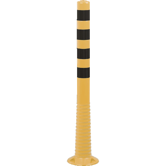 Absperrpfosten StandUp, richtet sich selbsttätig auf, gelb/schwarz, Ø 80mm, 1000mm Absperrpfosten StandUp, richtet sich selbsttätig auf, gelb/schwarz, Ø 80mm, 1000mm-Beschreibung lesen
