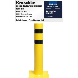 Schutzpfosten aus Stahl Ø 219 mm-Beschreibung lesen