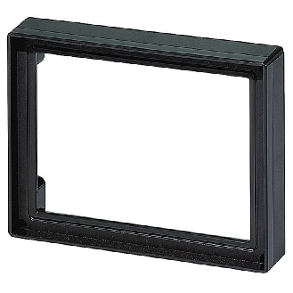 Cadre frontal ouvert, IP 65/IP 40, Gris graphite - FO 3000-Lire la description