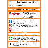 Betriebsanweisung Reinigungsarbeiten in..., CLP/GHS, Kunststoff, 210x297mm, ASR A1.3, DIN EN ISO 7010 Betriebsanweisung Reinigungsarbeiten in..., CLP/GHS, Kunststoff, 210x297mm, ASR A1.3, DIN EN ISO 7010
