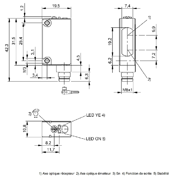 Pack Cellule BOS012E + Equerre BAM00U5 + Réflecteur BAM00WL - BAV BP-PH-00113-01 (SET0176) Pack Cellule BOS012E + Equerre BAM00U5 + Réflecteur BAM00WL - BAV BP-PH-00113-01 (SET0176)-Lire la description