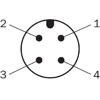 Cellule EAP PNP P=50mm IR LO Hybride / M12 4P - ZTB18-4PZ4A1D02-Lire la description