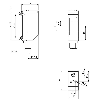 Cellule Barrage (R) PNP P=15m IR NO+NF Inox 316L M08 4P - QFID/BP-1F