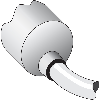Cellule Directe PNP P=800mm IR M18 LO/DO Plast. Axial / Câble 2m - VTE18-4P8712