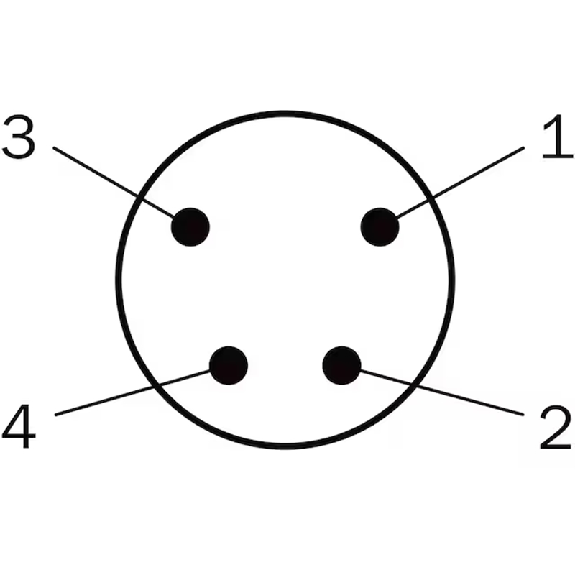 Cellule Bar. reflex PNP/NPN P=4,5m PinPoint DO / M08 3P+C0.1m - WLD4FP-313111A0ZZZ-Lire la description