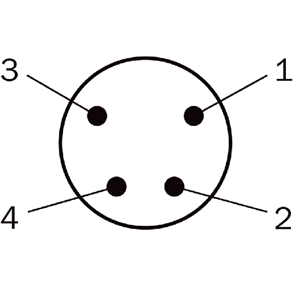 Cellule Bar. reflex PNP P=12m Pot. Laser LO/DO 10-30Vdc M08 4P+C0.4m - GL6L-F6211-Lire la description