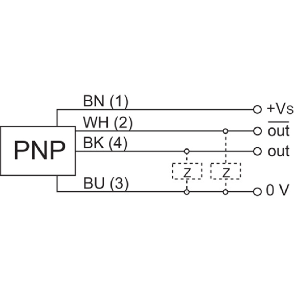Cellule EAP PNP P=120mm qTeach Laser LO/DO / M08 4P+C0.2m - O200.GL-PV1T.72NV/F040_H006-Lire la description