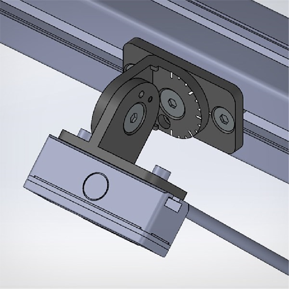 Support pivotant 0-180 ° pour éclairages BAR - SWIVEL-MOUNT-Lire la description