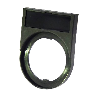 Porte-étiquette (petite), perçage Ø22mm - A22NZ-A-50103-Lire la description