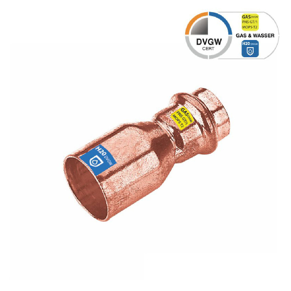 SANPRO PRESSFITting Copper Réduction de la pièce, Taille V 18 - Départ 22 mm-Leggi tutto