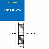 ENGM25057  57 Zähne  Modul: 2,5  Teilkreisdurchmesser: 142,5 mm  Außendurchmesser: 147,5 mm  Zahnbreite: 25 mm