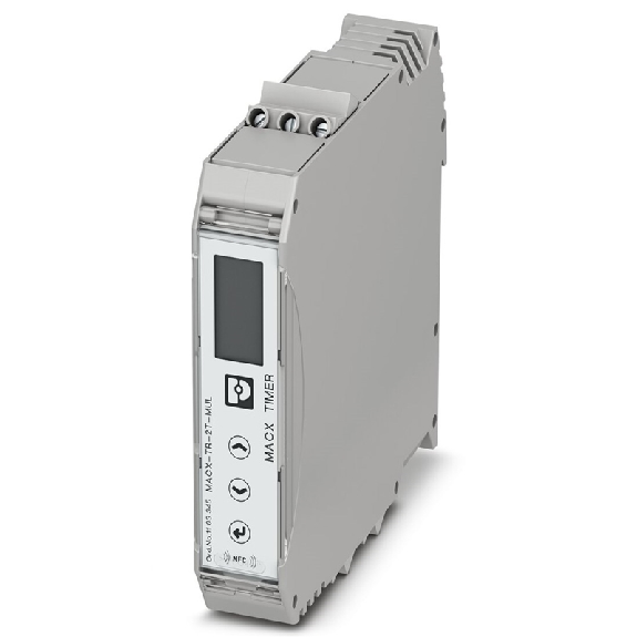 Relais temporisé, 14 fct, DPDT, 10 ms ... 999 h:59 min, 24-240Vac/dc - MACX-TR-2T-MUL Relais temporisé, 14 fct, DPDT, 10 ms ... 999 h:59 min, 24-240Vac/dc - MACX-TR-2T-MUL-Lire la description