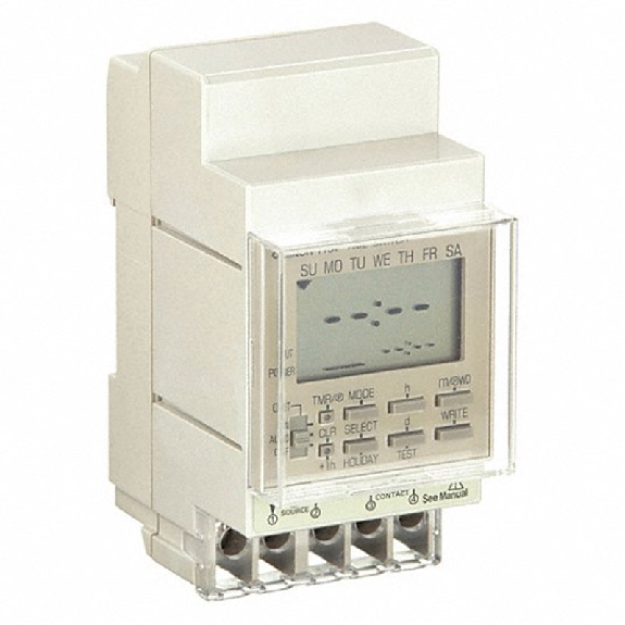 Horloge digitale prog. 48x48; 24H7J SPST-NO 15A-250VAC, 100-240Vac - H5F-KB Horloge digitale prog. 48x48; 24H7J SPST-NO 15A-250VAC, 100-240Vac - H5F-KB-Lire la description