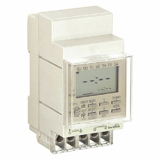 Horloge digitale prog. 48x48; 24H7J SPST-NO 15A-250VAC, 100-240Vac - H5F-KB-Lire la description