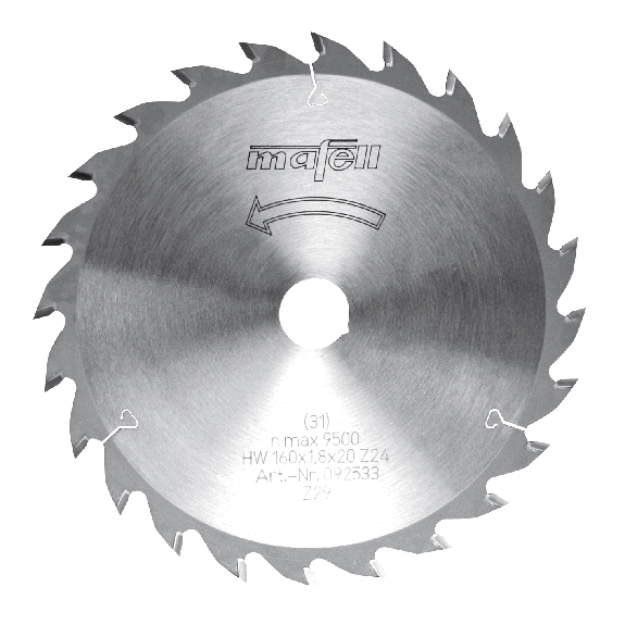Mafell Sgeblatt-HM, 160 x 1,2 / 1,8 x 20 mm, Z 24, WZ, fr universellen Einsatz Mafell Sgeblatt-HM, 160 x 1,2 / 1,8 x 20 mm, Z 24, WZ, fr universellen Einsatz-Beschreibung lesen